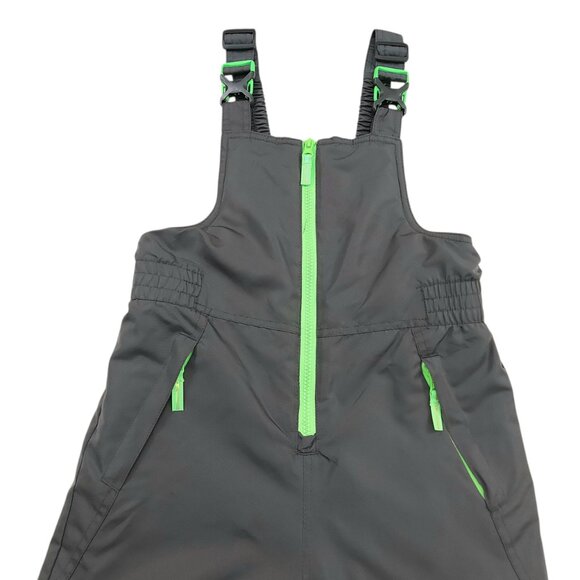Champion Snow Bibs Kids Small 6-7 Gray Front Zip Insulated Warm Winter Outdoor - Picture 2 of 12